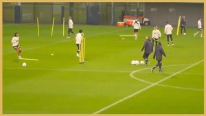 Manchester City – Pep Guardiola – Passing drill with finishing on small goal