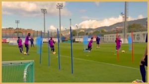Fc Barcelona – Ball Control & Passing Drill & Finishing