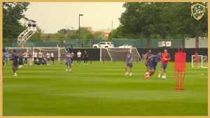 PSG – High Intensity Passing Combinations With Finishing On Two Small Goals