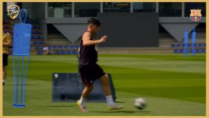 Fc Barcelona – Technical Training With Finishing