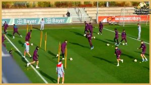 Bayer Leverkusen – Physical Training With Passing And Ball Control