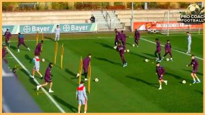 Bayer Leverkusen – Physical Training With Passing And Ball Control