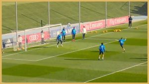 Real Madrid – Three Balls Crossing And Finishing Drill