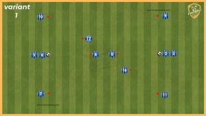 Feyenoord Rotterdam – Great Passing Drill With Two Balls – 2 Variations