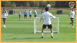 Manchester City – Pep Guardiola – Perfect passing combinations with shots on small goal