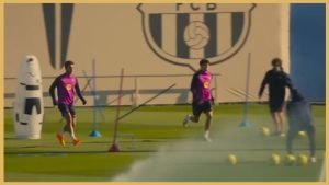 Fc Barcelona – Saq Drills With Balls & Finishing