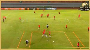 Psv Eindhoven – Passing Drill With Two Balls & Finishing On Two Goals