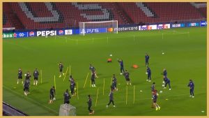 Atletico Madrid – Saq Drills With Balls