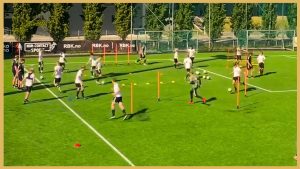 High Intensity Warm Up Drills With Balls & Ball Control