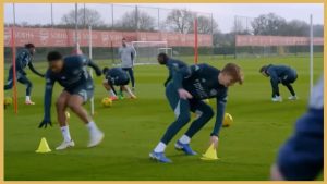 Arsenal London – Speed And Reaction Drill With Balls