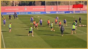 Atletico Madrid – Three Teams Possession Game