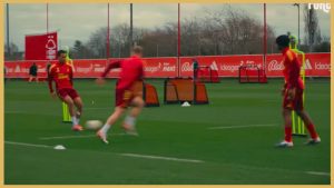 Nottingham Forest F.C. – Passing Combinations With Finishing On Small Goals