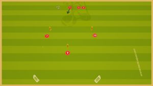 France – Passing Combinations With Finishing On Two Small Goals