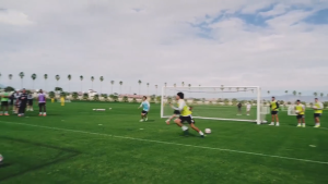 Speed Exercise Idea & Finishing On Two Goals