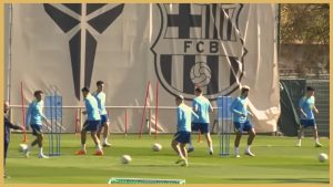 Fc Barcelona – Passing Combinations With Two Balls