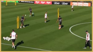 Brazil – Great Passing Combinations With Finishing On Two Small Goals